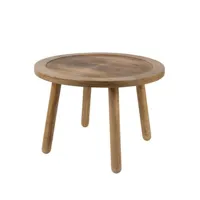 dendron - table d'appoint ronde bois ø60cm