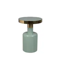 glam - table d'appoint ronde en métal ø36cm