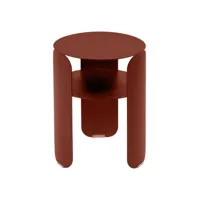 table d'appoint ronde bebop - 20 ocre rouge