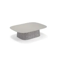table basse carousel - ciment / gris - rectangulaire