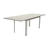 table à rallonges costa - a5 gris argile