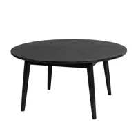 fabio - table basse d'appoint ronde en bois ø80cm