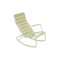 chaise à bascule luxembourg - 65 vert tilleul