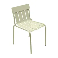 chaise stripe - 65 vert tilleul