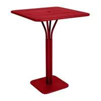 table haute luxembourg - 67 rouge coquelicot