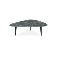 table basse 50's large - marbre vert m11