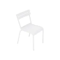 chaise enfant luxembourg - 01 blanc coton