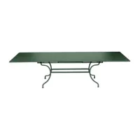 table à rallonges romane - 02 vert cèdre