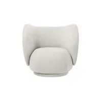 fauteuil rico lounge  - off-white (bouclé)