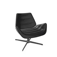 fauteuil 809 - cuir nappa noir