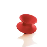 fauteuil rotatif spun - rouge