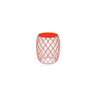 table d'appoint piña - rouge corail