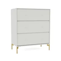 commode carry - nordic - pied 12,6cm laiton