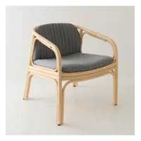 fauteuil rotin design hublot