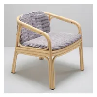 fauteuil rotin design hublot