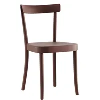 chaise moser 1-250 - hêtre marron hg 120