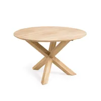 table de jardin ø 120 cm bois teresinha