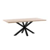 table de salle à manger 160 x 100 cm bois argo