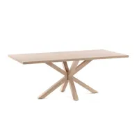 table de salle à manger 200 x 100 cm bois argo