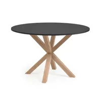 table de salle à manger ø 119 cm bois argo