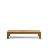 table basse de jardin 150 x 71 cm bois forcanera