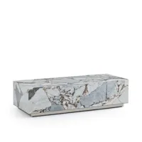 table basse cube en marbre, alcana