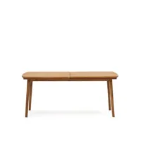 table extensible de jardin 180 (240) x 90 cm bois thianna