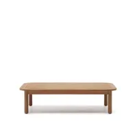 table basse de jardin 140 x 89 cm bois sacova