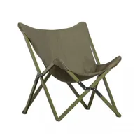 lazy afternoon - fauteuil de jardin pliable en tissu et métal