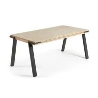 table de salle à manger 160 x 90 cm bois thinh
