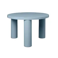 table basse post - bleu glacial