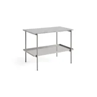 table d'appoint rectangulaire rebar - gris fossil