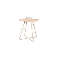 table d'appoint on the move  - light rose - ø 44 cm