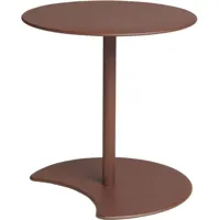 table d'appoint drops - burgundy - ø 40 cm