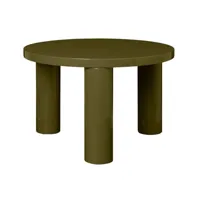 table basse post - vert olive