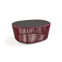 table de salon cartagenas - violet / noir