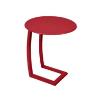 table d'appoint alizé  - 67 rouge coquelicot