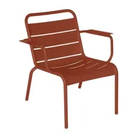 fauteuil lounge luxembourg - 20 ocre rouge