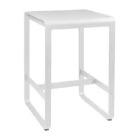 table haute bellevie - 01 blanc coton - 74 x 80 cm