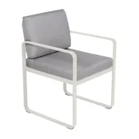 fauteuil lounge bellevie - a5 gris argile - gris flanelle