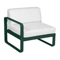 fauteuil bellevie module gauche - 02 vert cèdre - blanc grisé