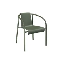 chaise avec accoudoirs nami outdoor dining - vert