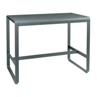 table haute bellevie - 26 gris orage - 140 x 80 cm