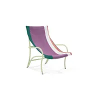 fauteuil maraca  - turquoise vert / violet rouge / vert pastel