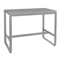 table haute bellevie - c7 gris lapilli - 140 x 80 cm