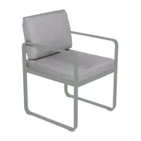 fauteuil lounge bellevie - c7 gris lapilli - gris flanelle