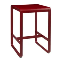 table haute bellevie - 67 rouge coquelicot - 74 x 80 cm