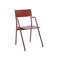 chaise flip-up - oxide red