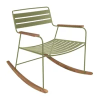 chaise à bascule surprising - 65 vert tilleul