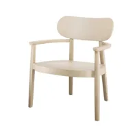 fauteuil en bois avec accoudoirs 119 mf - hêtre éclairci (tp 107)
